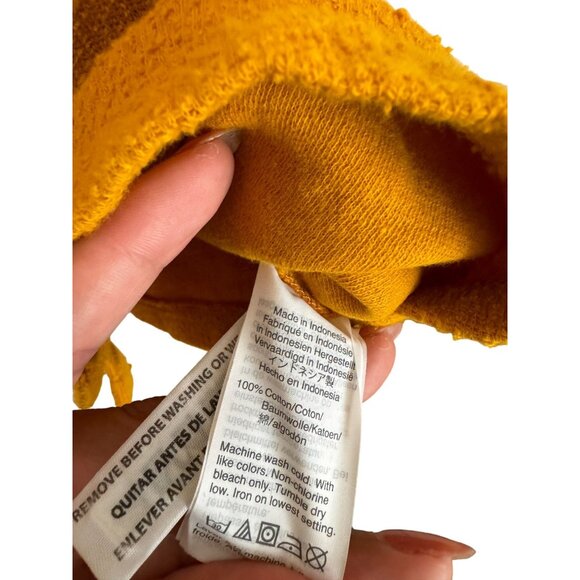 Madewell Texture & Thread Cap Sleeve Dress In Tungsten Glow Cotton Woman's XS - Picture 4 of 6